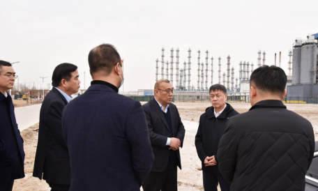 朱英坤帶隊到俊源石油開展復工復產調研